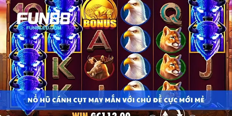 Nổ hũ cánh cụt may mắn với chủ đề cực mới mẻ